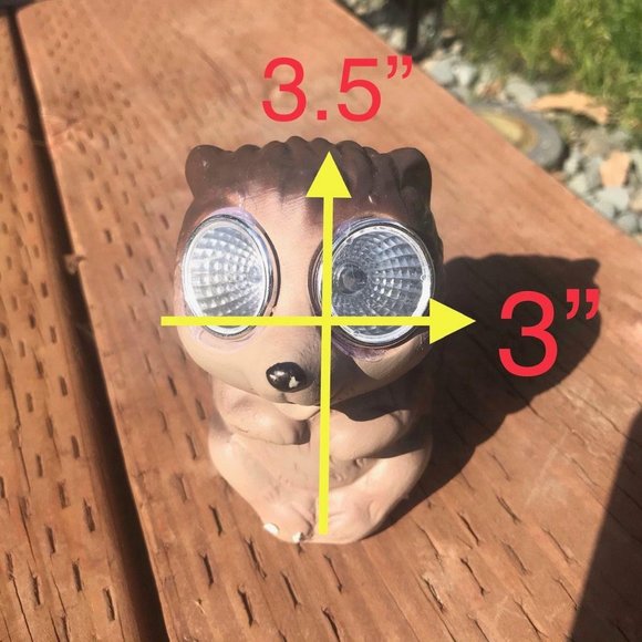 Set of 4 Solar Light Animal Garden Décor Outdoor - Picture 4 of 12